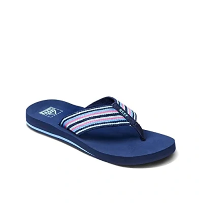 Afbeelding van Reef Spring Teensandalen, Dames, Maat: 35, Peacoat stripe Polyester