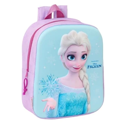 Afbeelding van Schoolrugzak Frozen Lila 22 x 27 10 cm 3D