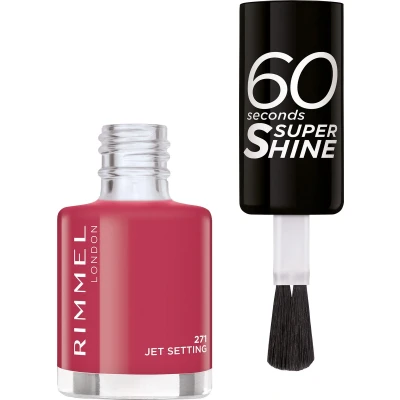 Afbeelding van Rimmel 60 Seconds Super Shine Nagellak 271 Jet Setting