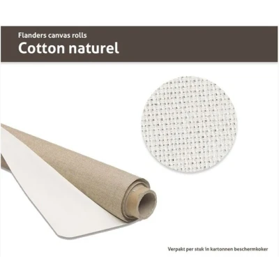 Afbeelding van Schildersdoek op de rol Naturel 10M x 105cm