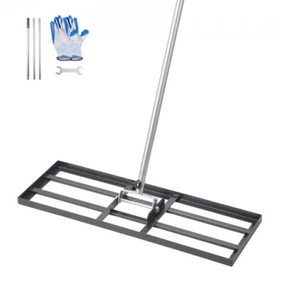 Afbeelding van VEVOR Gazonhark Egaliserende Hark Gazononderhoud 762x254x2290mm