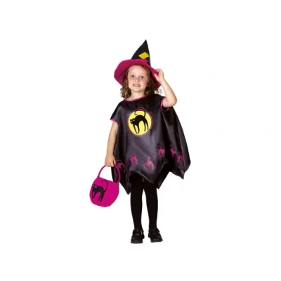 Afbeelding van Boland Kostuum Kitty witch (3 4 jr) Kinderen Heks Halloween verkleedkleding