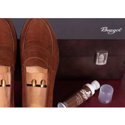 Afbeelding van Burgol Suede Velours Care Suède en nubuck opfrissende depper 100ml (099) Kleurloos
