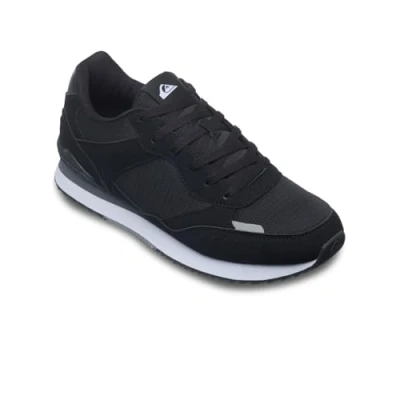Afbeelding van Quiksilver Fontana Sneakers laag, Heren, Maat: 39, Black Imitatieleer/ textiel
