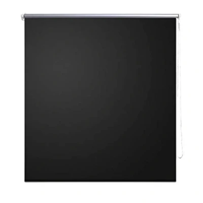 Afbeelding van Rolgordijn verduisterend blackout 100 x 230 cm zwart