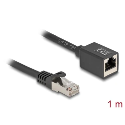 Afbeelding van Delock Netzwerk Verlängerungskabel RJ45 Stecker zu Buchse Cat.6A