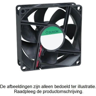 Afbeelding van Sunon EF80252S1 1000U A99 Axiaalventilator 24 V/DC 57.4 m3/h (l x b h) 80 25 mm