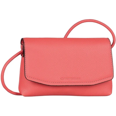Afbeelding van TOM TAILOR schoudertas Rissa Flap Bag No Zip Coral koraalrood