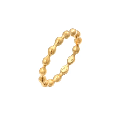 Afbeelding van Elli Basic Design Ring goldcoloured, Dames, Maat: 58, Gold coloured