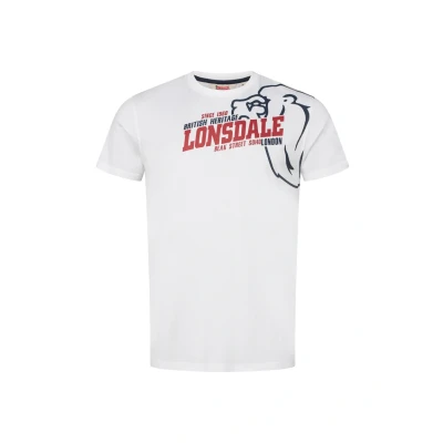 Afbeelding van Lonsdale Normale Passform Walkley Tshirt print, Heren, Maat: 4XL, White