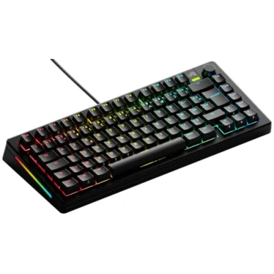 Afbeelding van Glorious Gaming GMMK 3 75% Prebuilt toetsenbord Gamen USB AZERTY Frans Zwart