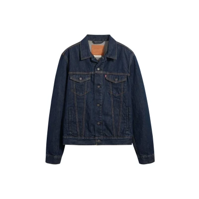 Afbeelding van Levi&#039;s THE Trucker Jacket Spijkerjas, Heren, Maat: Small, Med indigo