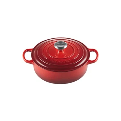Afbeelding van Le Creuset Lage Braadpan Signature Kersenrood 24 cm