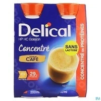 Afbeelding van Delical Geconcentr. Koffie 4x200ml