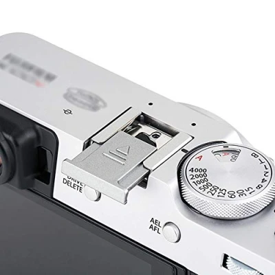 Afbeelding van JJC Zilveren Hot Shoe Cover Cap Bescherming voor Fujifilm Fuji X100VI X H2S S10 T1 T2 T3 T4 T10 T20 T30 T100 X100V X100S X100F PRO1 PRO2 A5 A10 X70 GFX50S Camera&#039;s