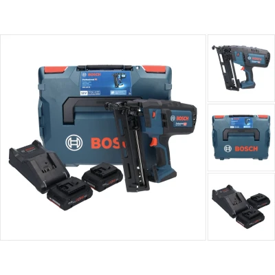 Afbeelding van Bosch GNH 18V 64 Li ion Accu Tacker Set (2x 4.0Ah) In L Boxx