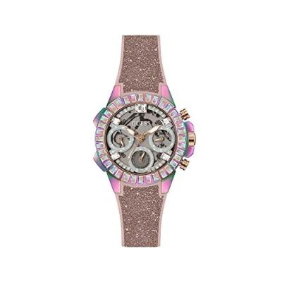 Afbeelding van Guess Multicolor Siliconen Horloge Voor Stijlvolle Uiterlijk