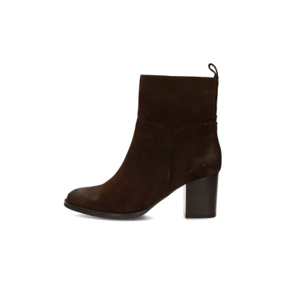 Afbeelding van PS Poelman Korte laarzen, Dames, Maat: 36, Dark brown Schoenen