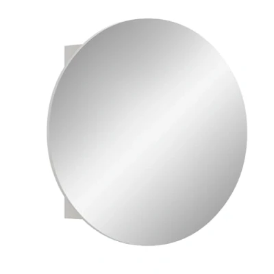 Afbeelding van Riff spiegelkast Ø70 cm 1 deur wit.