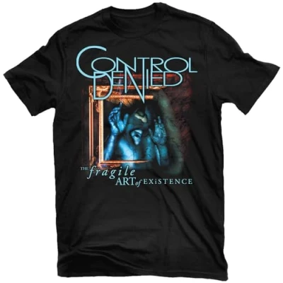 Afbeelding van CONTROL DENIED The Fragile Art of Existence T Shirt Black XL