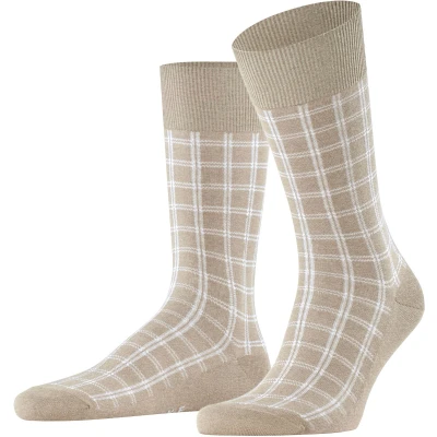 Afbeelding van Falke Modern Tailor Sokken, Heren, Maat: 39 42, Pebble mel