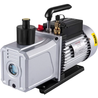 Afbeelding van VEVOR vacuümpomp tweetraps 1HP 12CFM inlaataansluiting 1/4 inch