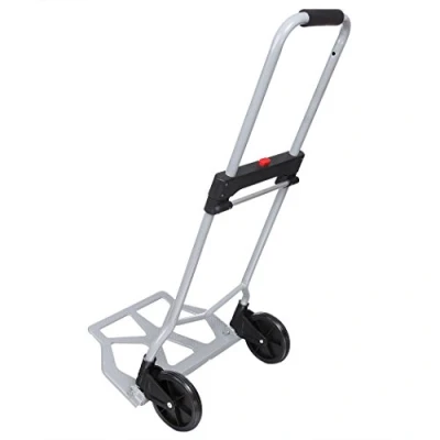 Afbeelding van Meditool Opvouwbare kruiwagen, 42 x 28 97 cm, transportwagen, draagbaar, max. 100 kg (automatisch vouwen, uittrekbare handgreep)