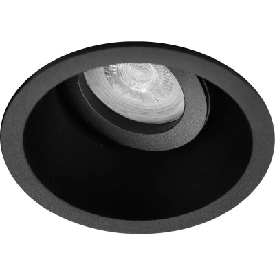 Afbeelding van Premium Inbouwspot Jamie Zwart Verdiepte ronde spot Extra Warm Wit (2700K) Met Philips LED