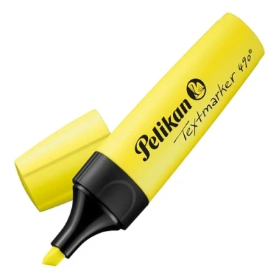 Afbeelding van Pelikan 814140 markeerstift 490, lichtgeel, 1 stuk