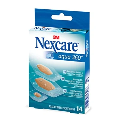 Afbeelding van Nexcare N1214ASD Aqua pleister 360, 14 pleisterstrips sortiert