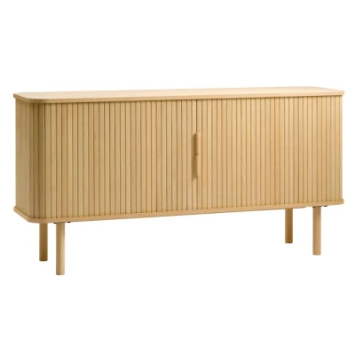 Afbeelding van Dressoir Randers 160 cm eiken naturel met schuifdeuren