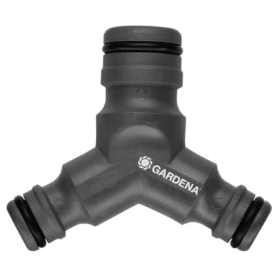 Afbeelding van Gardena 02834 20 Profi systeem Y reduceerstuk: Tweewegverdeelstuk voor het tegelijkertijd gebruiken van twee apparaten, verloopstuk, 30x20x20 cm