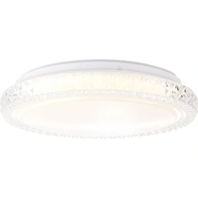 Afbeelding van Brilliant G96992/05 Badria LED plafondlamp vast ingebouwd 12 W Wit