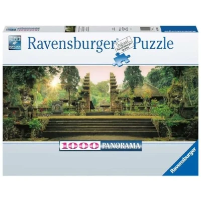 Afbeelding van Ravensburger puzzel Jungletempel Pura Luhur Batukaru op Bali legpuzzel 1000 stukjes