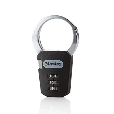Afbeelding van Masterlock 84mm zinc die cast body 5mm diam. shackle 3 digit resettable com 1550EURDCOL