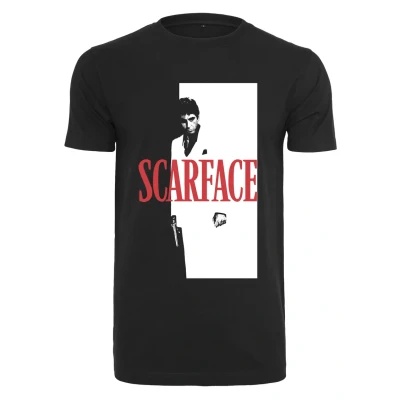 Afbeelding van Merchcode Herren Scarface Tshirt print, Heren, Maat: Medium, Black