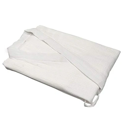 Afbeelding van Mannen Japanse Kimono Double Gauze Katoenen Gewaad Plus Size Zen Kleding Taoïstische ROBE, Kleur04, XL