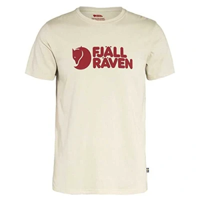 Afbeelding van T shirt Fjallraven Men Logo Chalk White S