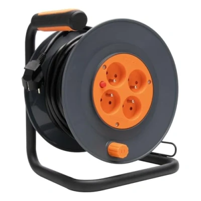 Afbeelding van Doe het zelf haspel 4 stopcontacten 16 A 3 G 1,5 mm² 25 m Zenitech