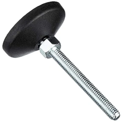 Afbeelding van Verstelvoet AEP38 schroefdraad M6x50 / belastbaar tot 100 kg (4 stuks)