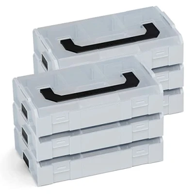 Afbeelding van Bosch Sortimo L BOXX Mini, set van 6 stuks, transparante deksel