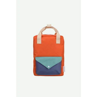 Afbeelding van Sticky Lemon Backpack/Boekentas Medium Wonders Envelope Lifebuoy Orange