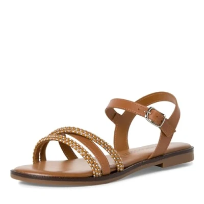 Afbeelding van Marco Tozzi Dames Sandaal Cognac
