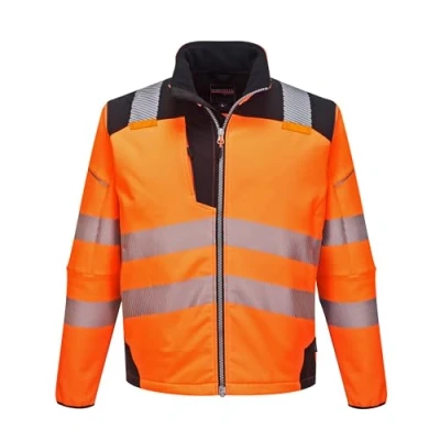 Afbeelding van PW3 Hi Vis Softshell Jack maat 4XL, OrBk
