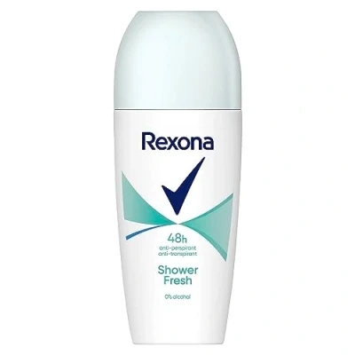 Afbeelding van Rexona Deo Roll On Shower Fresh Anti Transpirant met 48 uur bescherming tegen lichaamsgeur en okselzweet, 6 x 50 ml