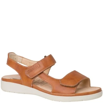 Afbeelding van Ganter 200181 GINA Platte sandalenDames SandalenPopulaire damesschoenen Kleur: Cognac Maat: 38
