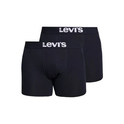 Afbeelding van Levi&#039;s Solid Basic Boxer 2 PACK Onderbroeken, Heren, Maat: Small, Navy