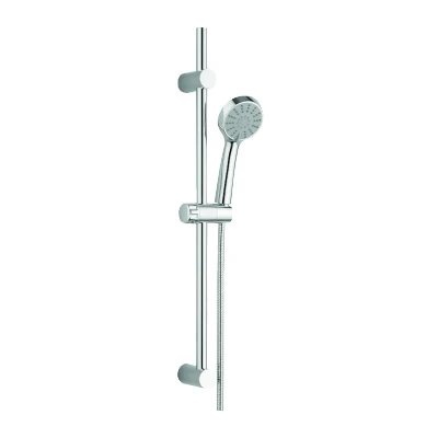 Afbeelding van Aquadesign Tours glijstang set met handdouche chroom