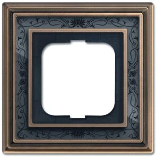Afbeelding van Abb busch jaeger afdekraam enkelvoudig dynasty antiek decor antra 2cka001754a4668