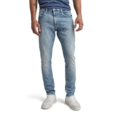 Afbeelding van G Star Revend Slim fit jeans, Heren, Maat: 28x30, Sun faded nubay blue